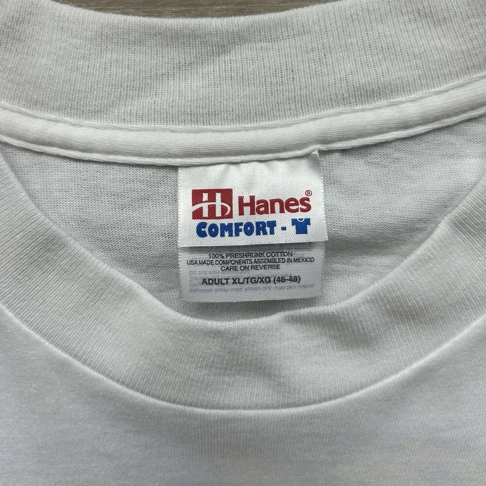 Vintage 1999 XL Bonneville Speedweek White T-shirt AOP Racing Tee Wendover,Utah